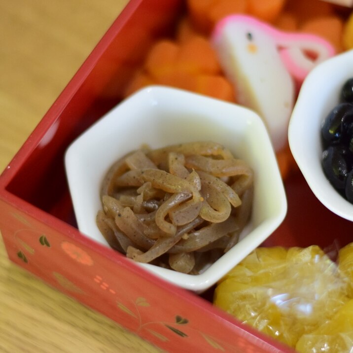 幼児食のこんにゃく煮♫子どもおせち